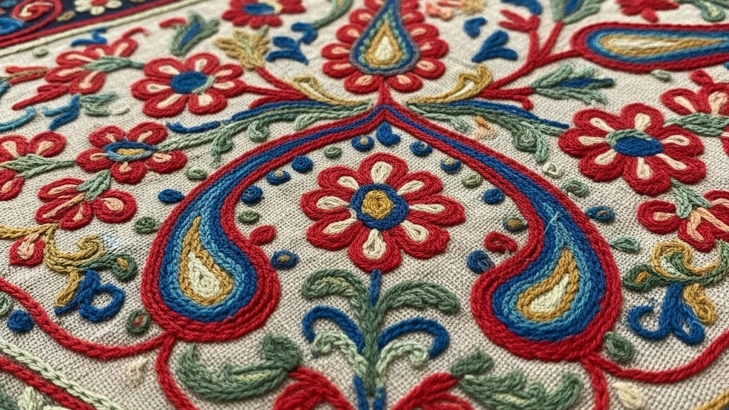 Buy Kermani's genuine petty embroidery from Kerman Desert cradle